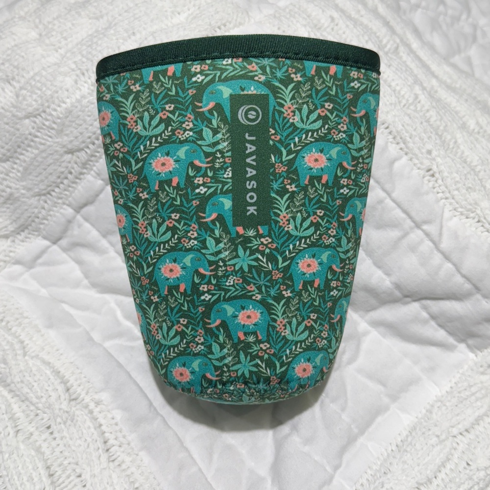 JavaSok Sok-It Baby Elephant Walk Cold Cup Sleeve